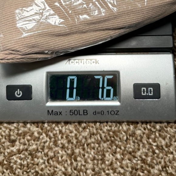 Abercrombie & Fitch Ribbed Long Sleeve Taupe Henley Bodysuit Womens Small Casual - Picture 5 of 6